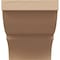 Ekena Millwork 5-inch W x 6-inch D x 6-inch H Valencia Rough Cedar Woodgrain TimberThane Knee Brace, Primed BRCUR05X06X06VALRCPR - alternate 6